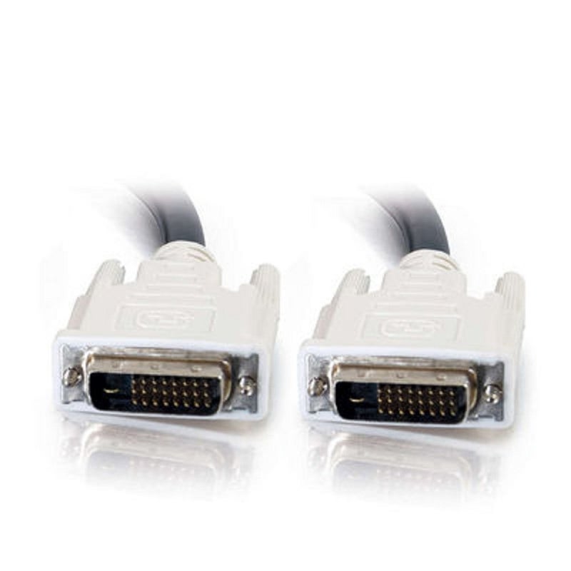 Legrand - C2G DVI-D to DVI-D Video Cable, Male to Male Dual Link Digital Video Cable, Black Computer Cable, 5 Meter (16.4 Foot) Monitor Cable, 1 Count, C2G 29527